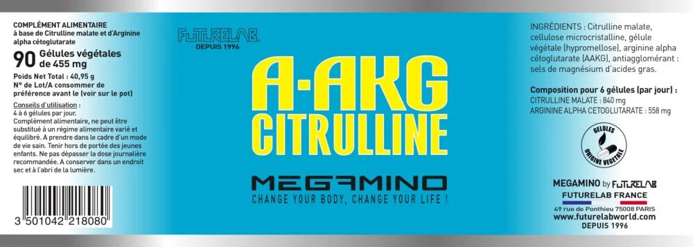 A-AKG-CITRULLINE           200 gélules végétales